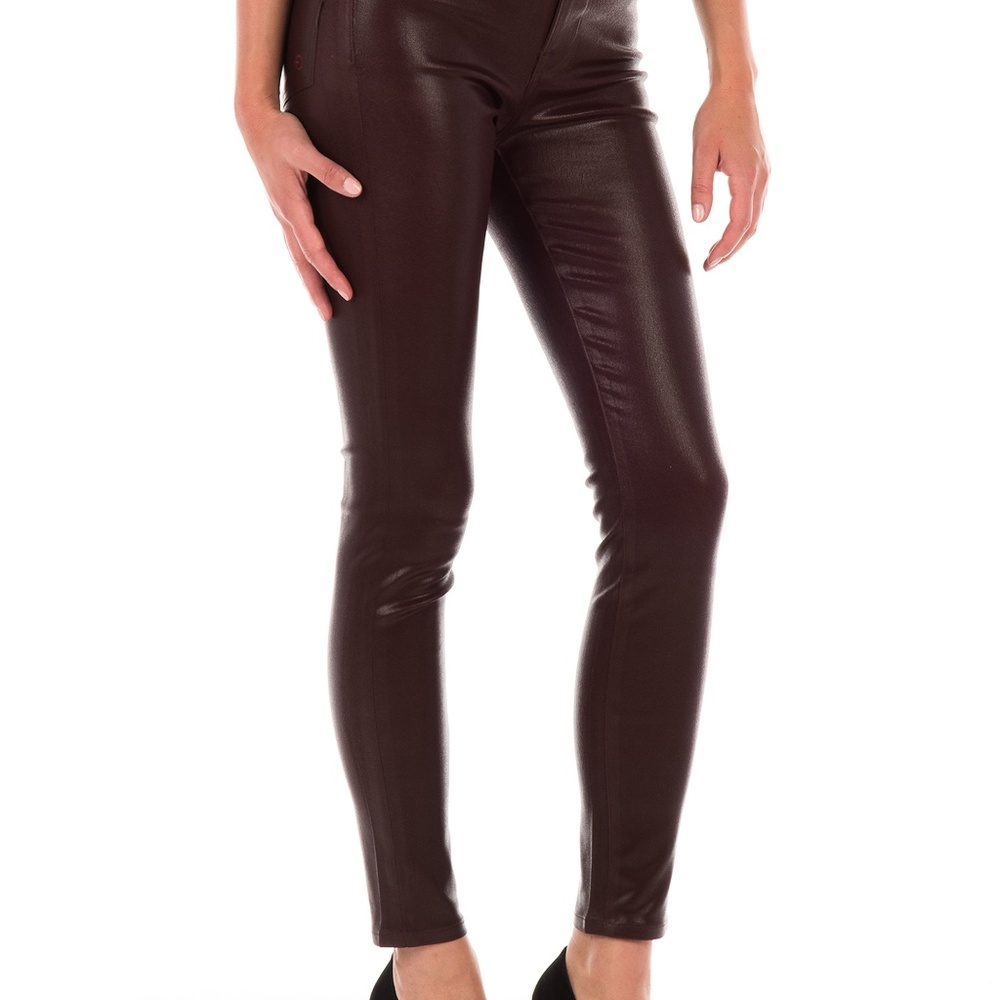 Fidelity Denim Coated Luna Ultra High Ankle Vixen